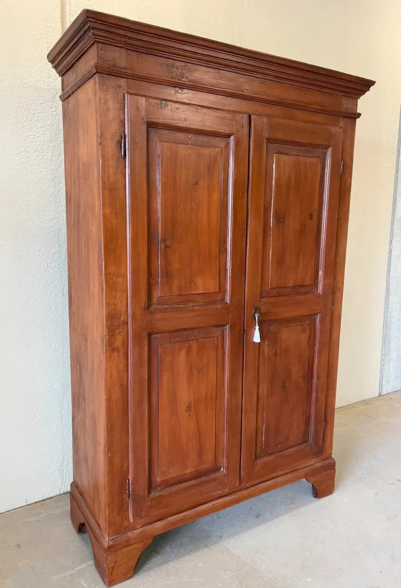 Armadio epoca metà 800 in abete - Restaurato, Metà Ottocento
